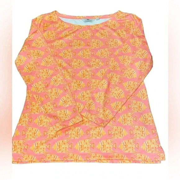 Lilly Pulitzer Pink and Orange Fish Print Long Sleeve Top
BIN #8 - Picture 1 of 6